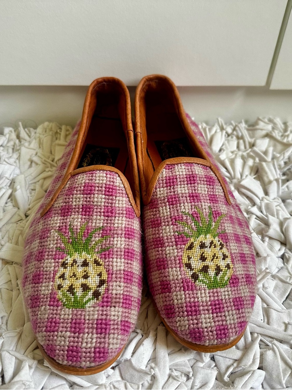 The Larkspur Collection Needlepoint Shoes